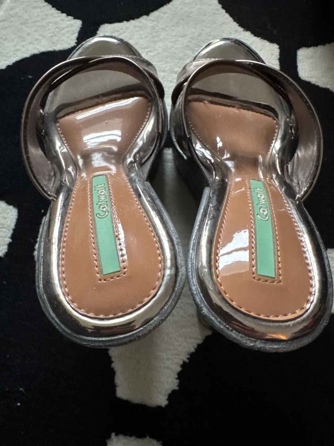 Catwalk Silver Wedge Heels - Size 7 image indicator(2)