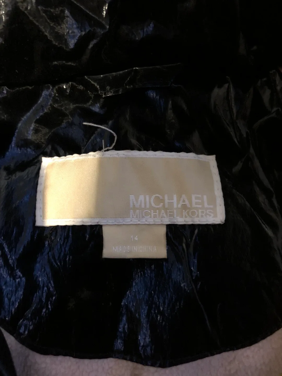 Michael Kors Black Puffer Jacket - Size 14 image indicator(5)