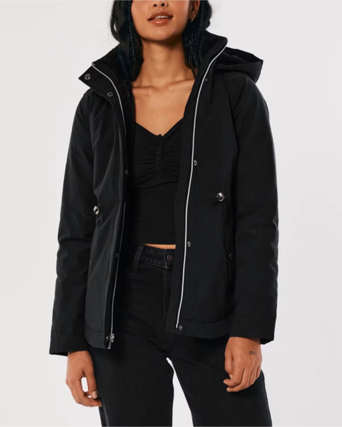 Hollister Black Winter Jacket