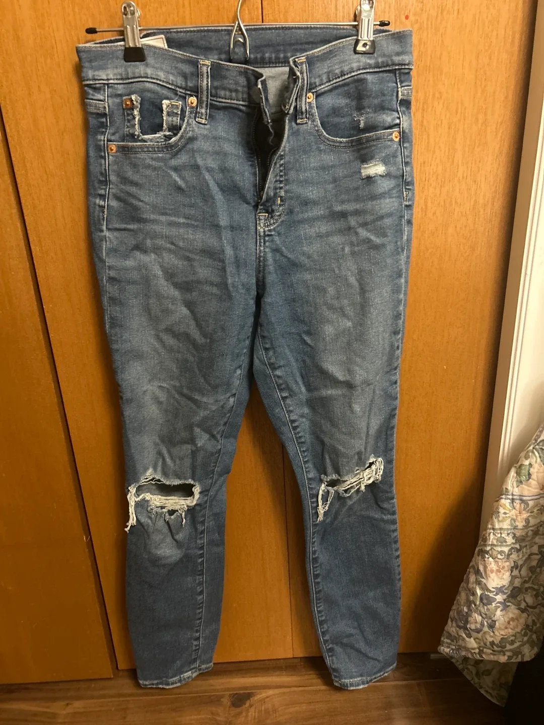 Distressed Denim Jeans