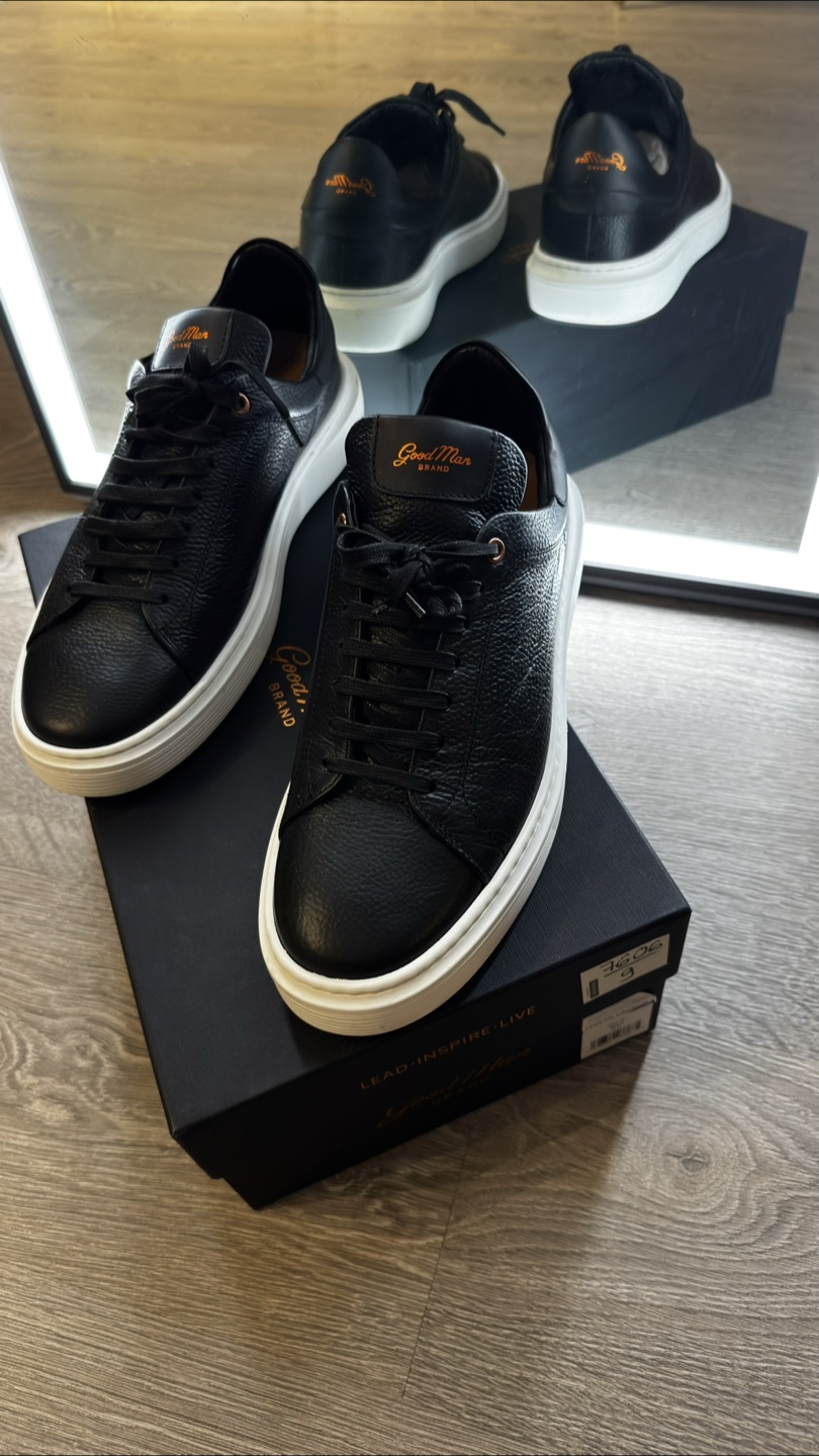 Good Man Brand Black Leather Sneakers - photo 5