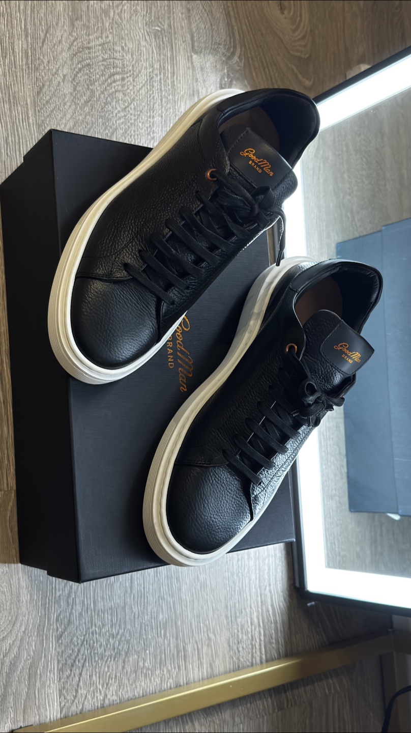 Good Man Brand Black Leather Sneakers - photo 3