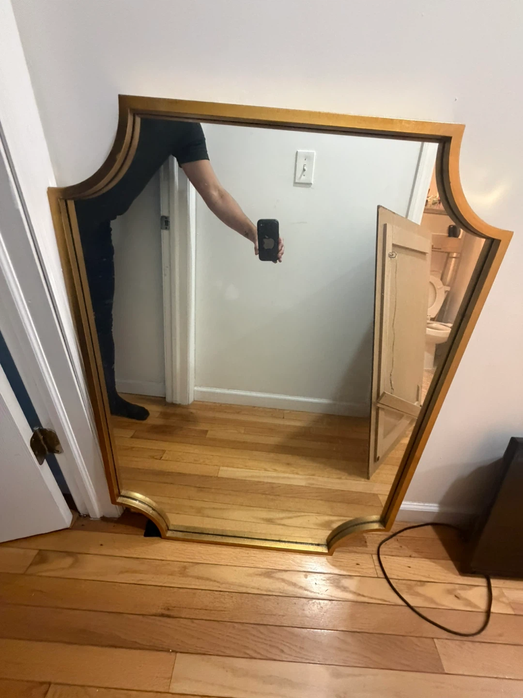 Gold Framed Wall Mirror 30x40