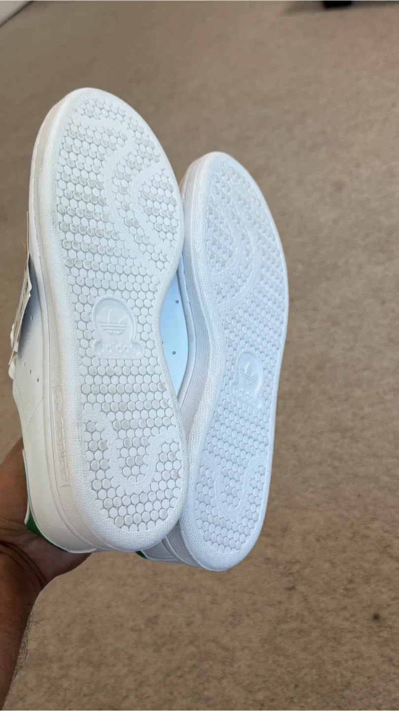 New Adidas Stan Smith White/Green Shoes image indicator(6)