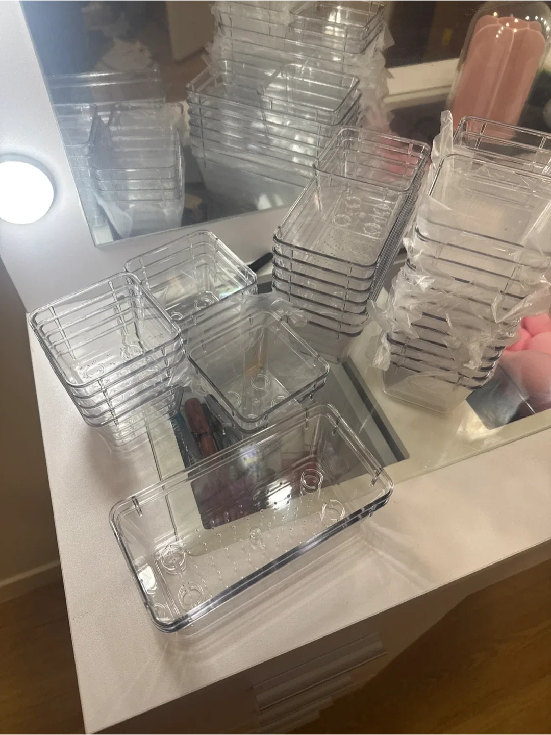 Clear Acrylic vanity Organizer