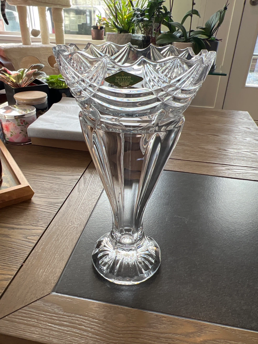 Shannon Crystal Designs of Ireland Vase