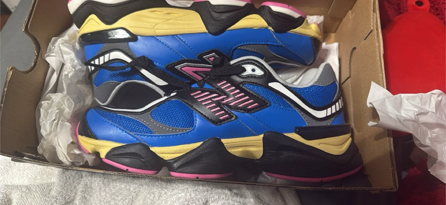 Size 6.5 New Balance x Raf Simons Ozweego Blue image indicator(2)