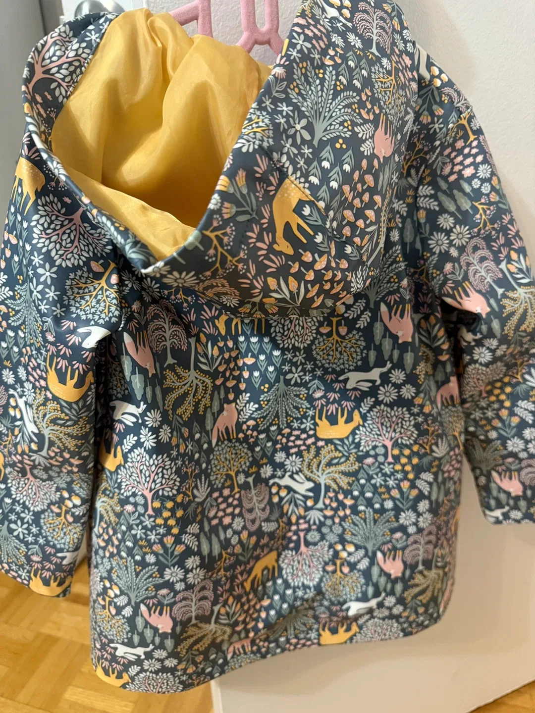 Rachel Zoe Kids' XS(4) Floral Raincoat image indicator(5)