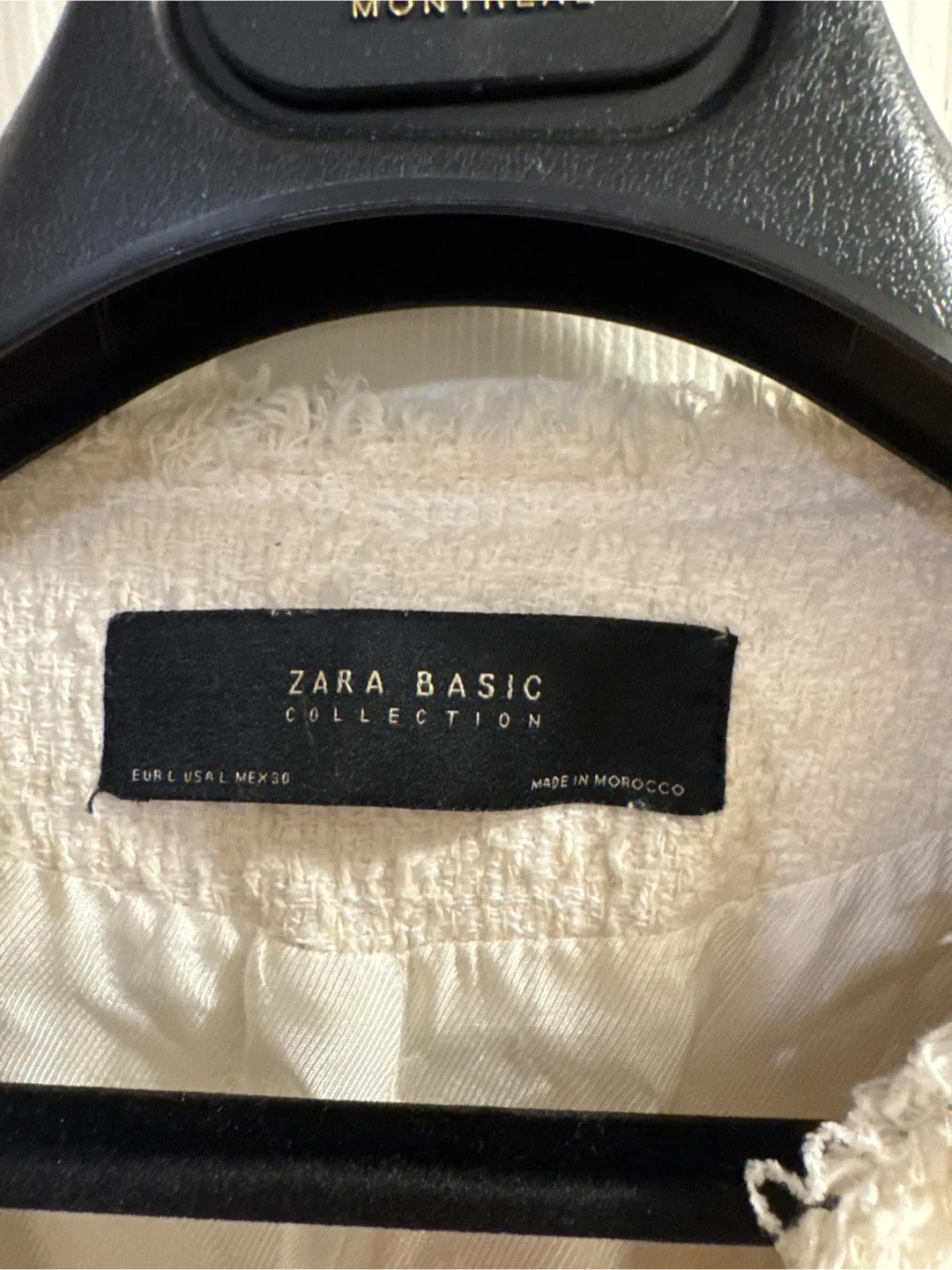 Zara Basic Collection Cream Jacket 🥕- Size L image indicator(2)