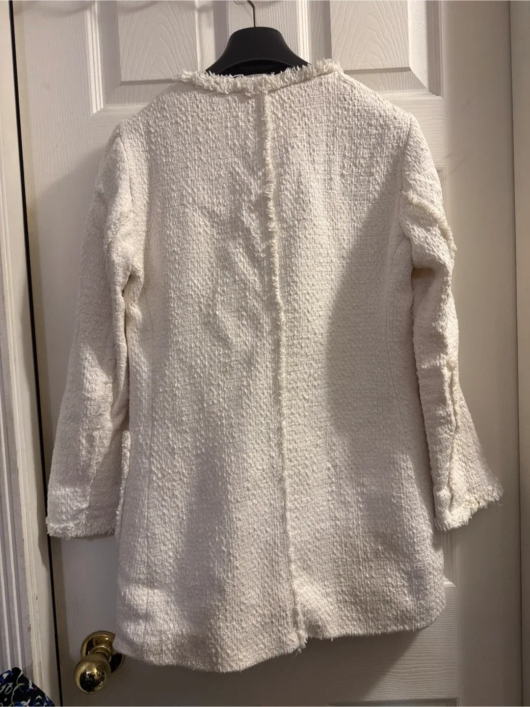 Zara Basic Collection Cream Jacket 🥕- Size L image indicator(3)