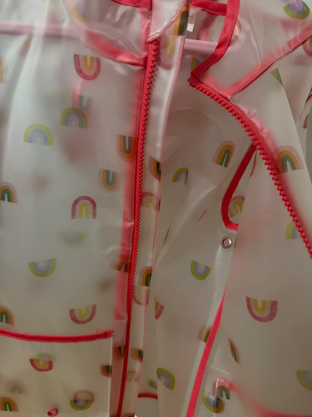 Cat & Jack 4T Rainbow Raincoat image indicator(5)