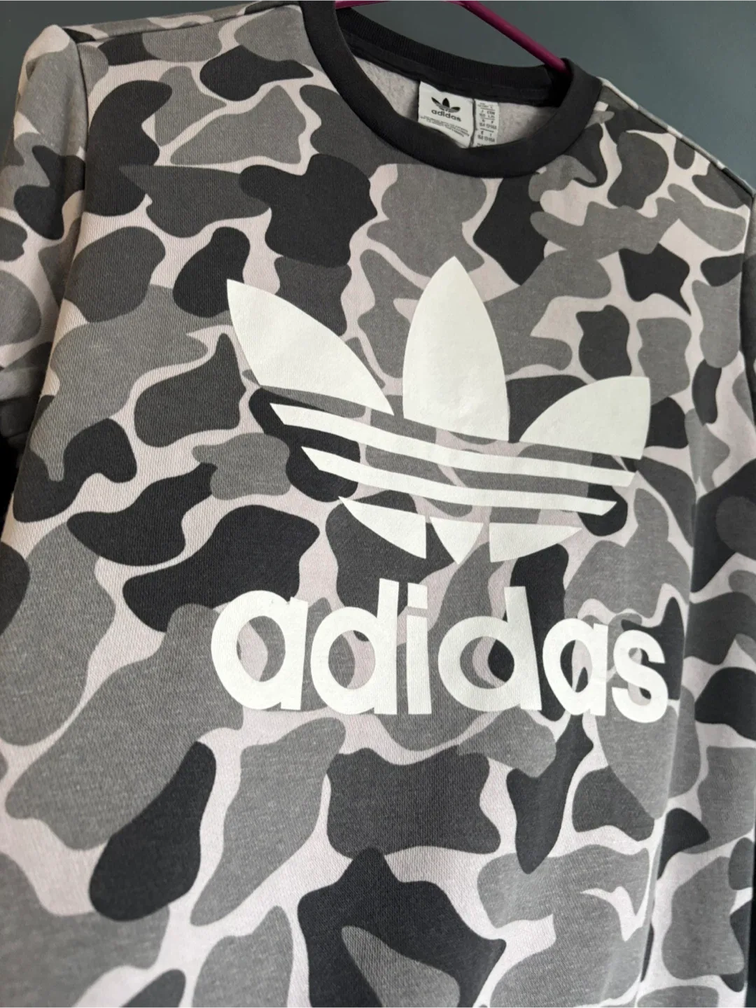 Adidas Camo Print Sweatshirt - Size L image indicator(5)
