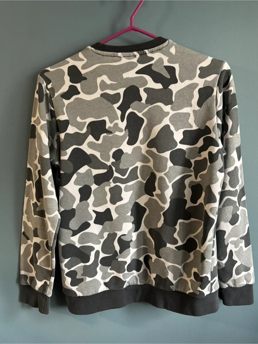 Adidas Camo Print Sweatshirt - Size L image indicator(6)