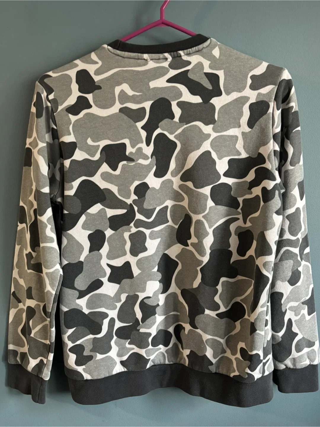 Adidas Camo Print Sweatshirt - Size L image indicator(8)