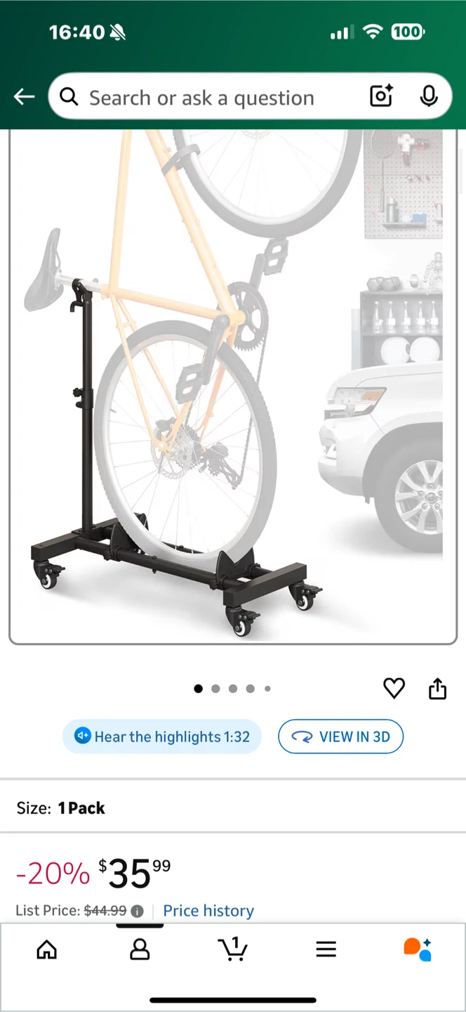 Vertical bike stand - Brand NEW in box!