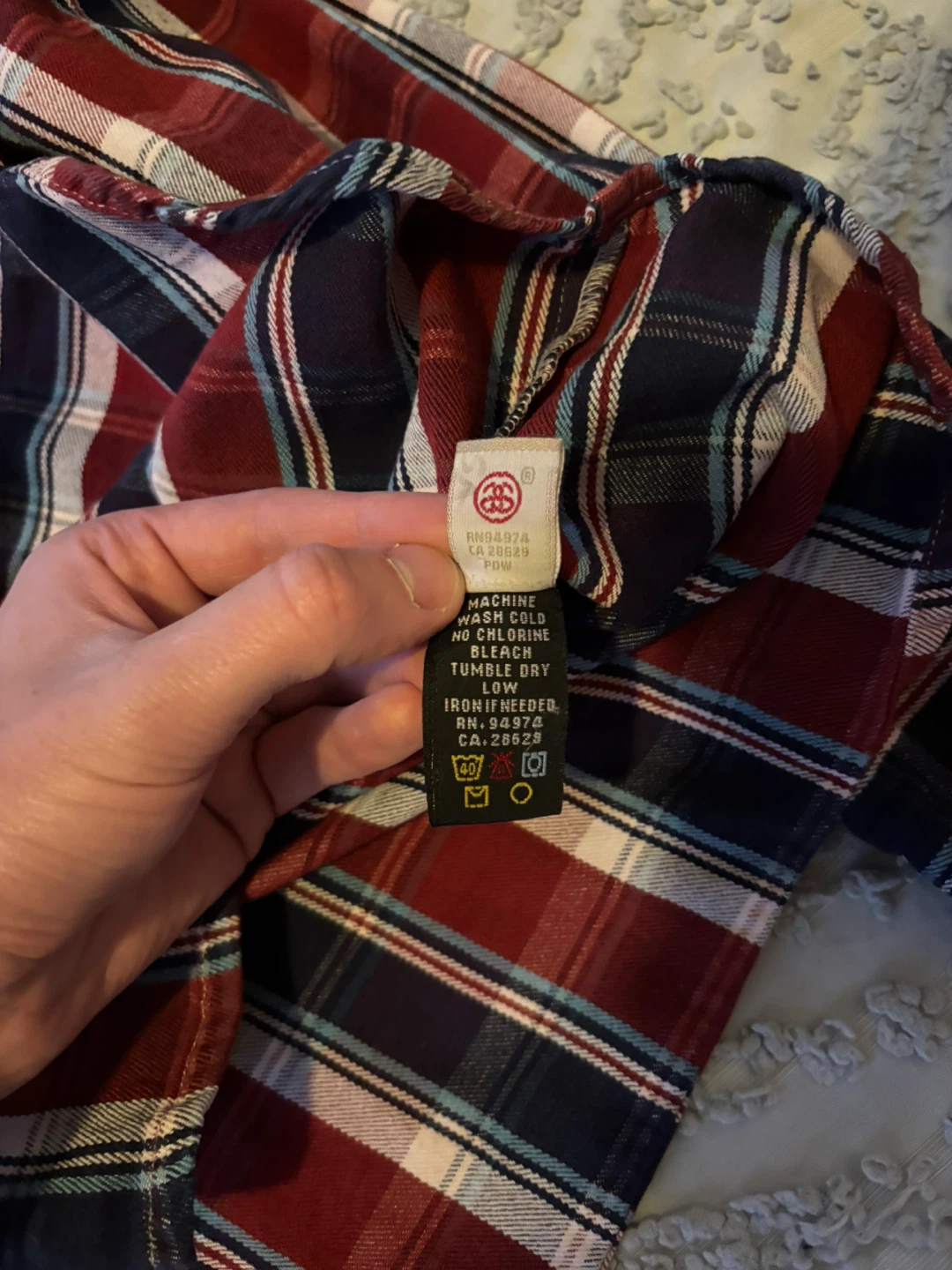 Stussy Button-Up Plaid Shirt - photo 5