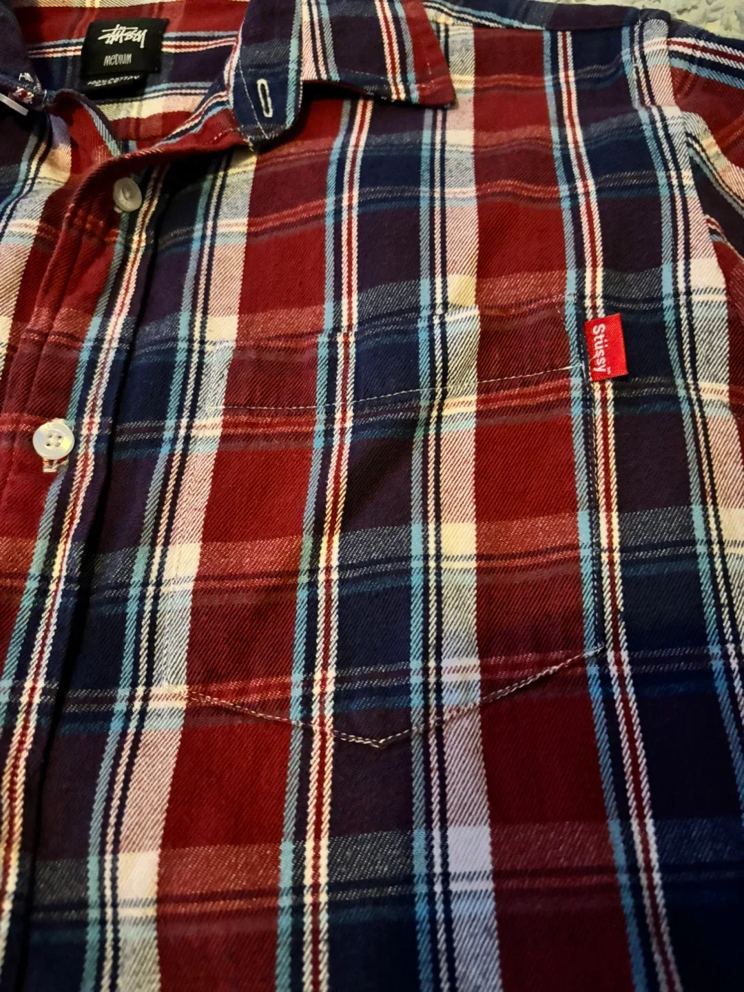 Stussy Button-Up Plaid Shirt image indicator(2)