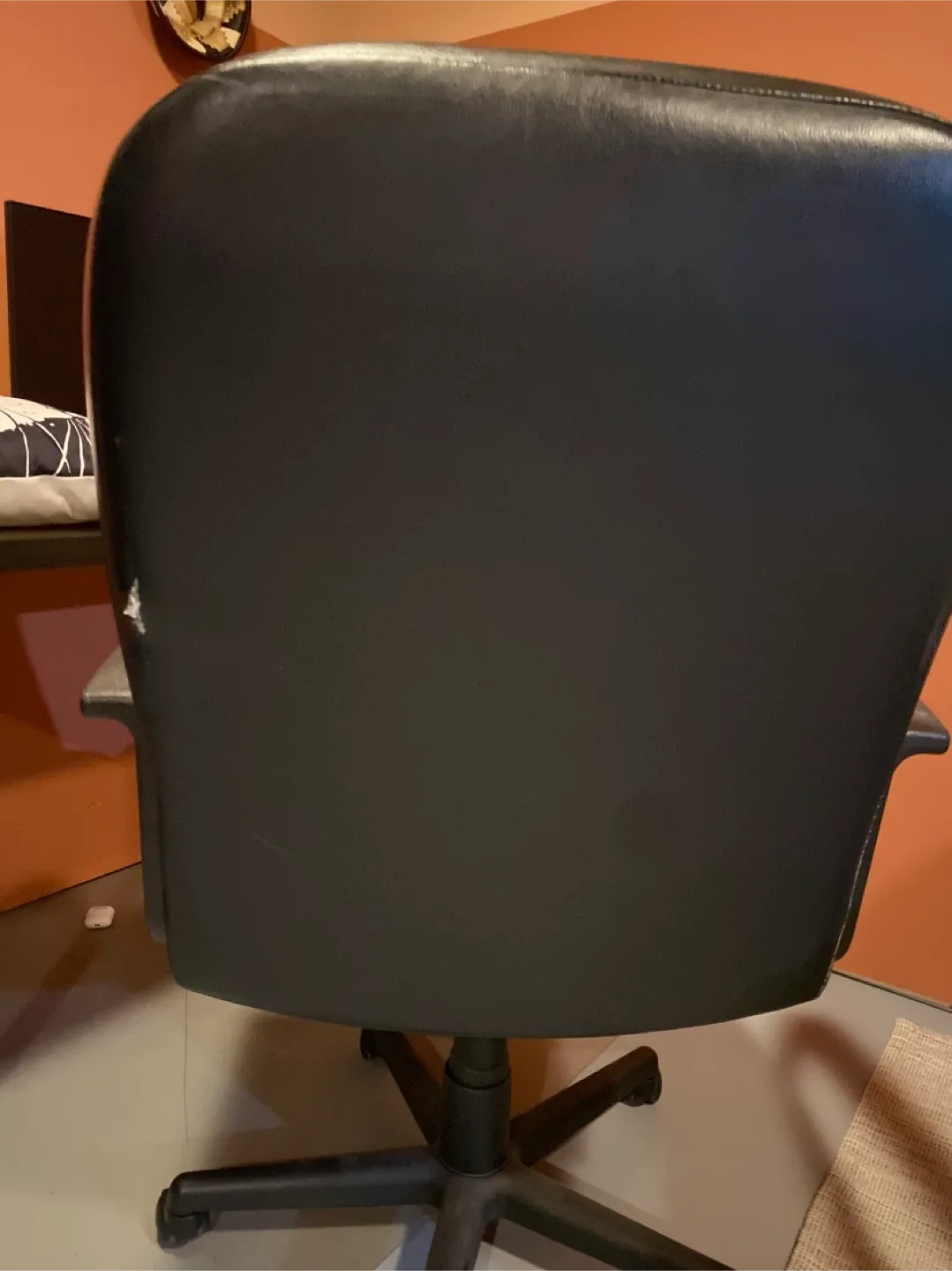 Black Leather Office Chair Moving sale! image indicator(2)