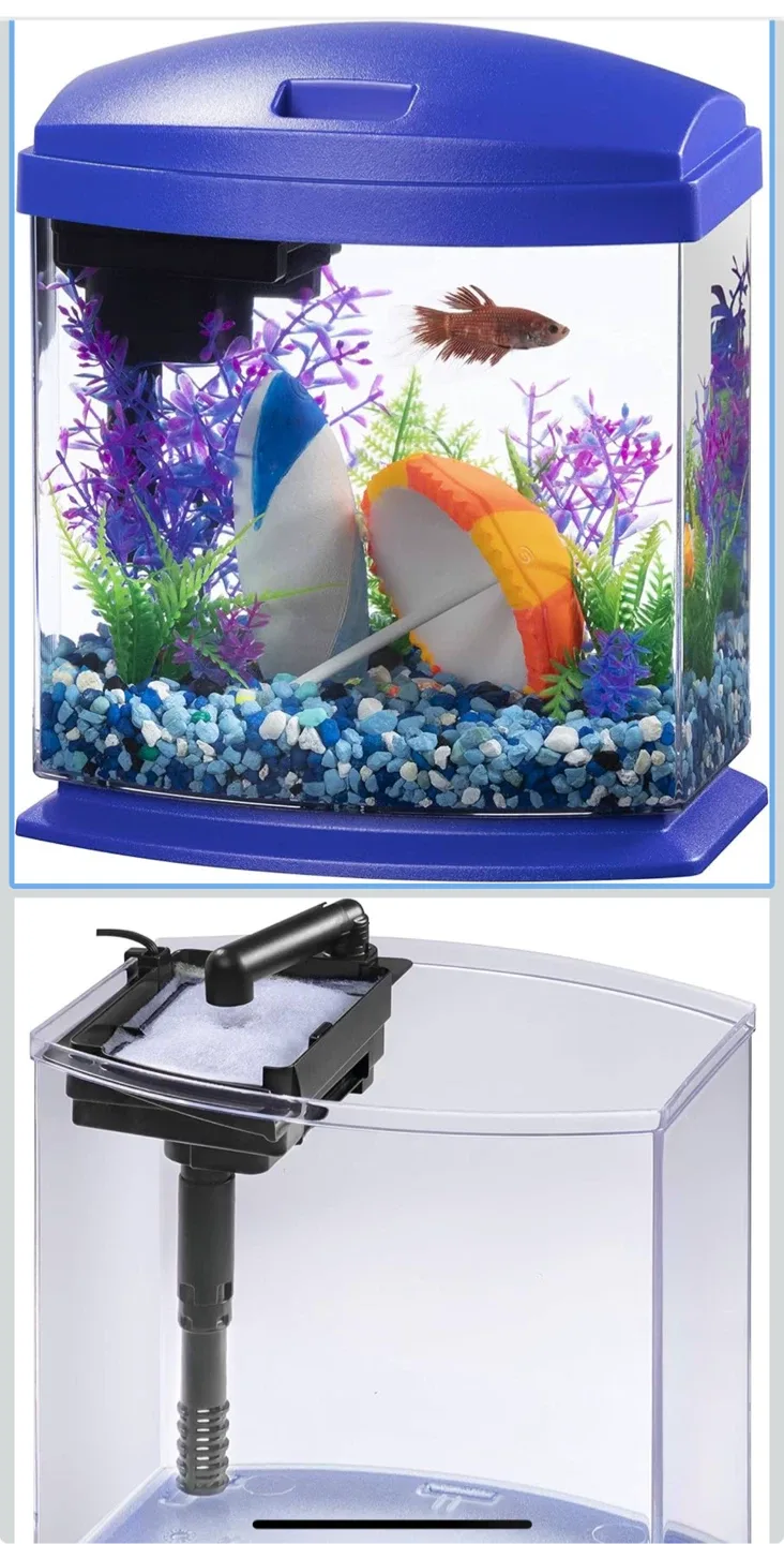 Aqueon MiniBow Aquarium Kit with LED Module image indicator(2)