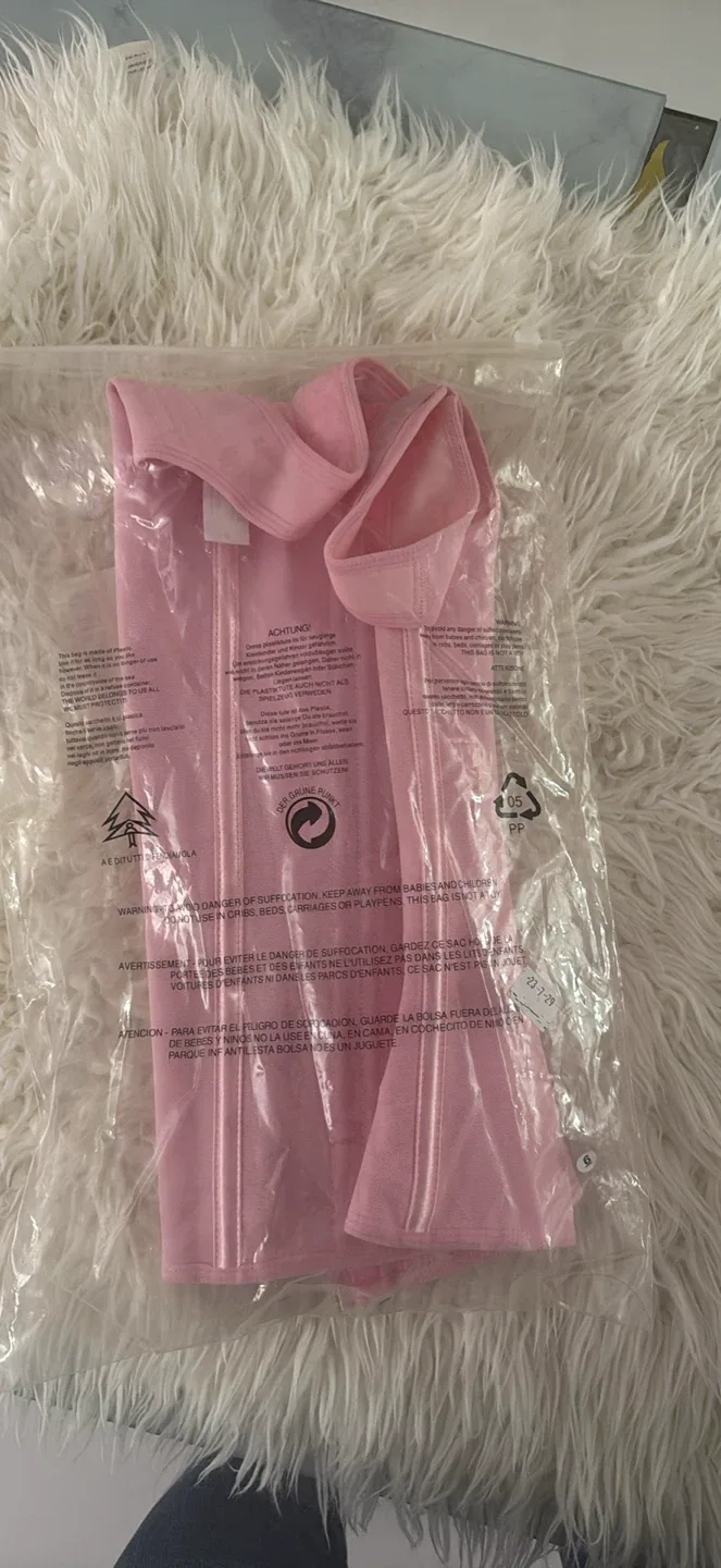 New Camellias Corset Top, Pink, Size S image indicator(2)