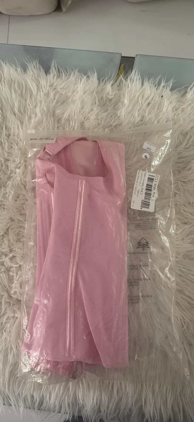 New Camellias Corset Top, Pink, Size S image indicator(3)