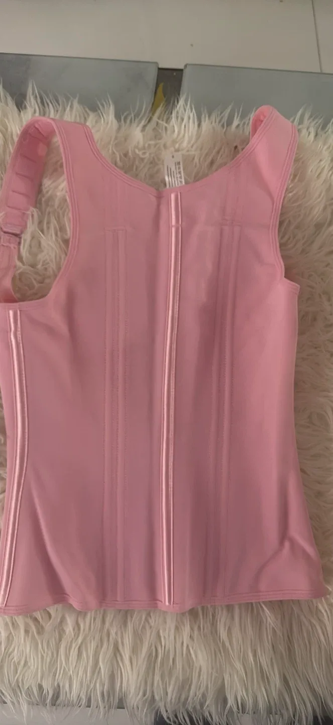 New Camellias Corset Top, Pink, Size S image indicator(4)