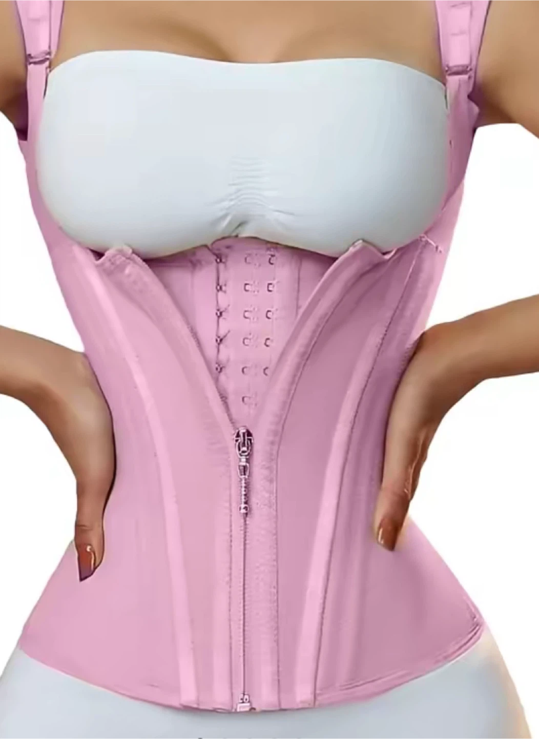 New Camellias Corset Top, Pink, Size S