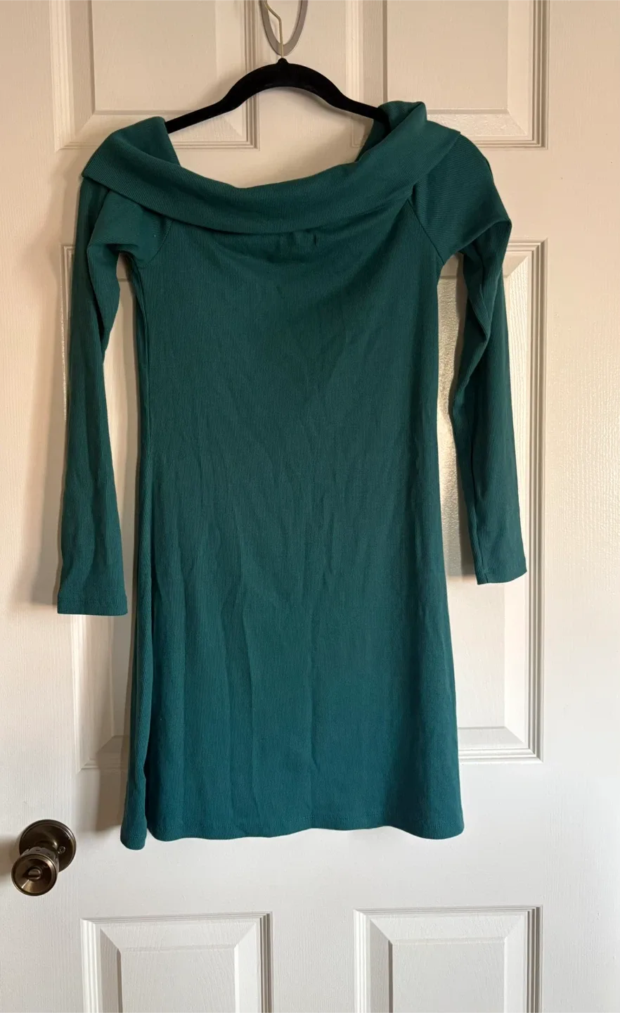 Wild Fable Green Off the Shoulder Dress New - Sz M image indicator(3)