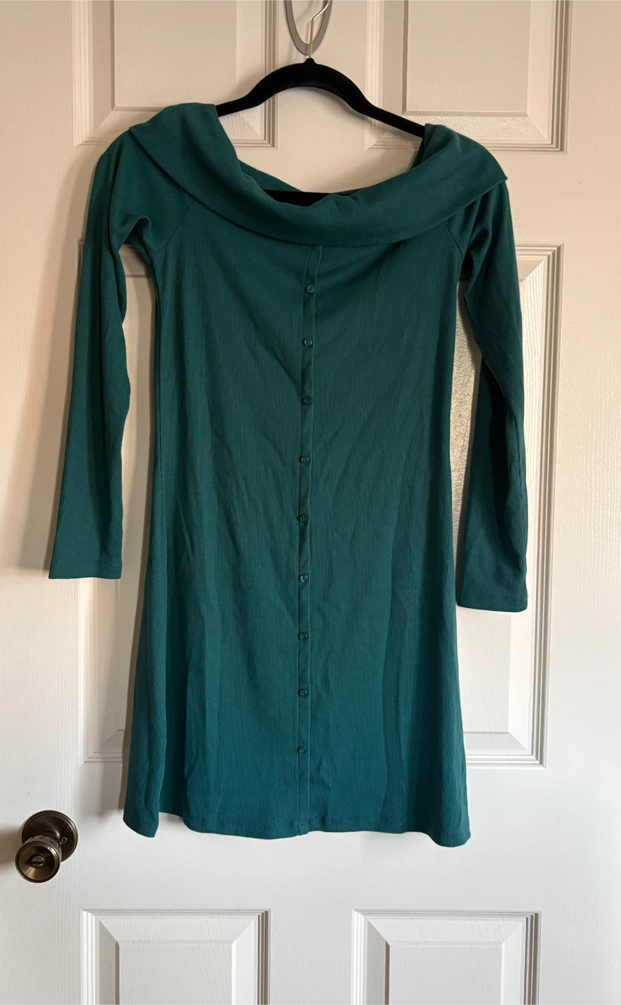 Wild Fable Green Off the Shoulder Dress New - Sz M - photo 2