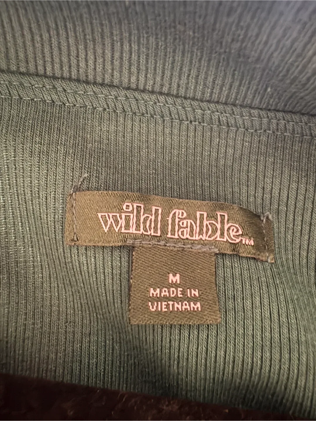 Wild Fable Green Off the Shoulder Dress New - Sz M image indicator(5)