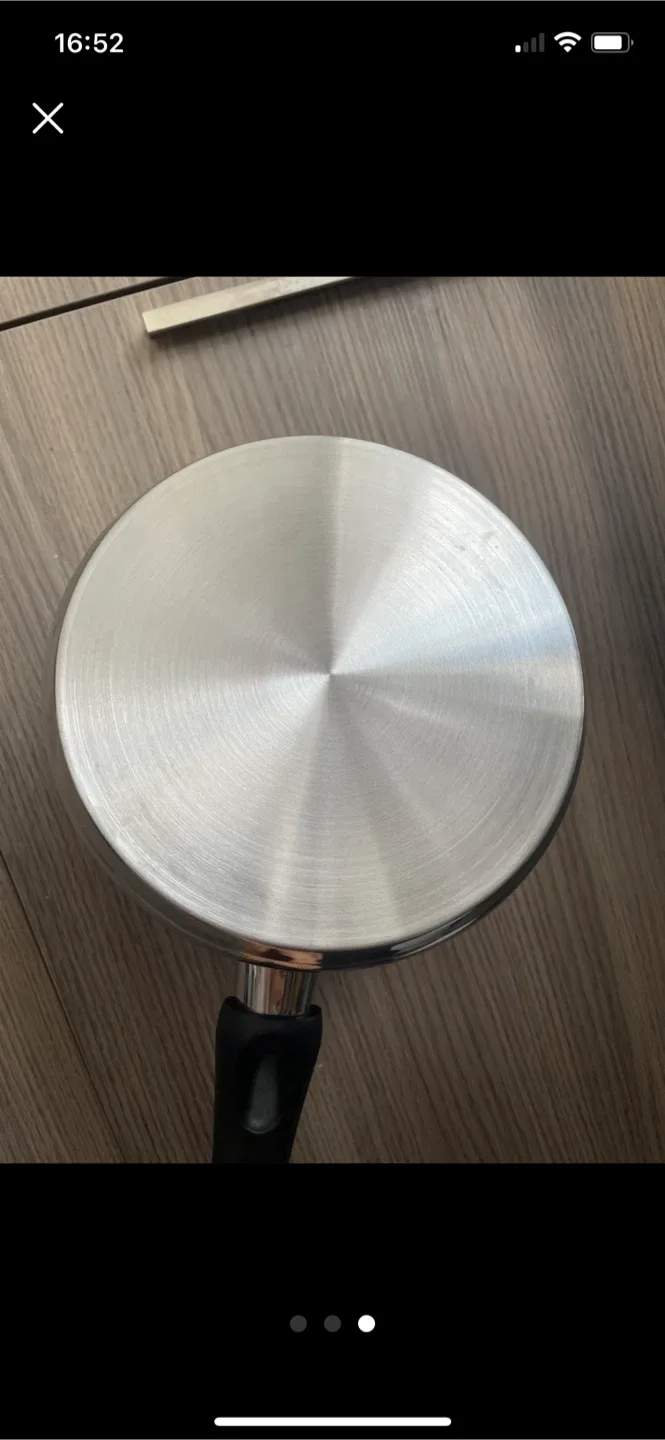 Brand new Stainless Steel Saucepan with Lid image indicator(3)