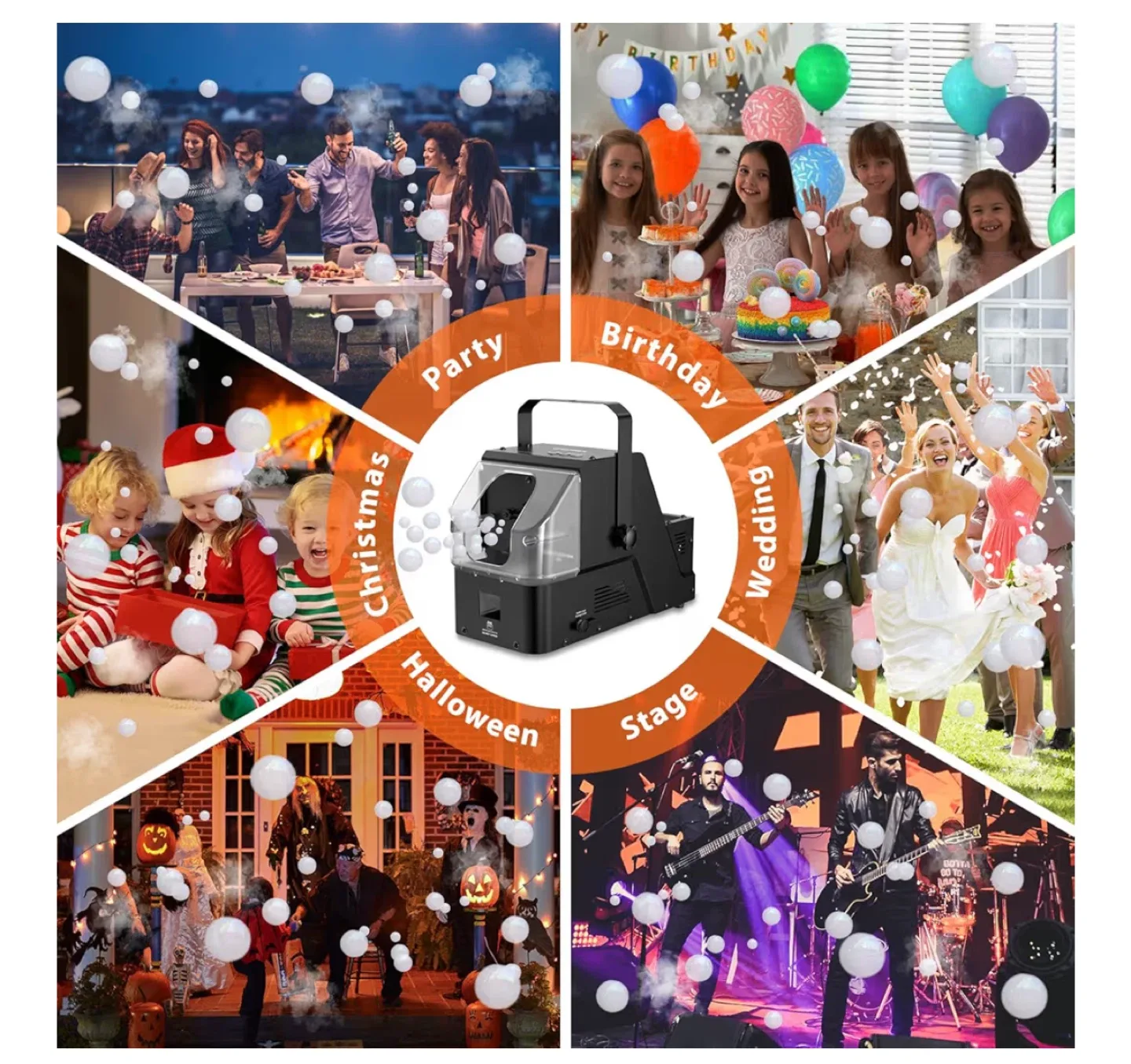 Wisdomlit 3-in-1 Bubble Fog Machine 🥕 image indicator(5)