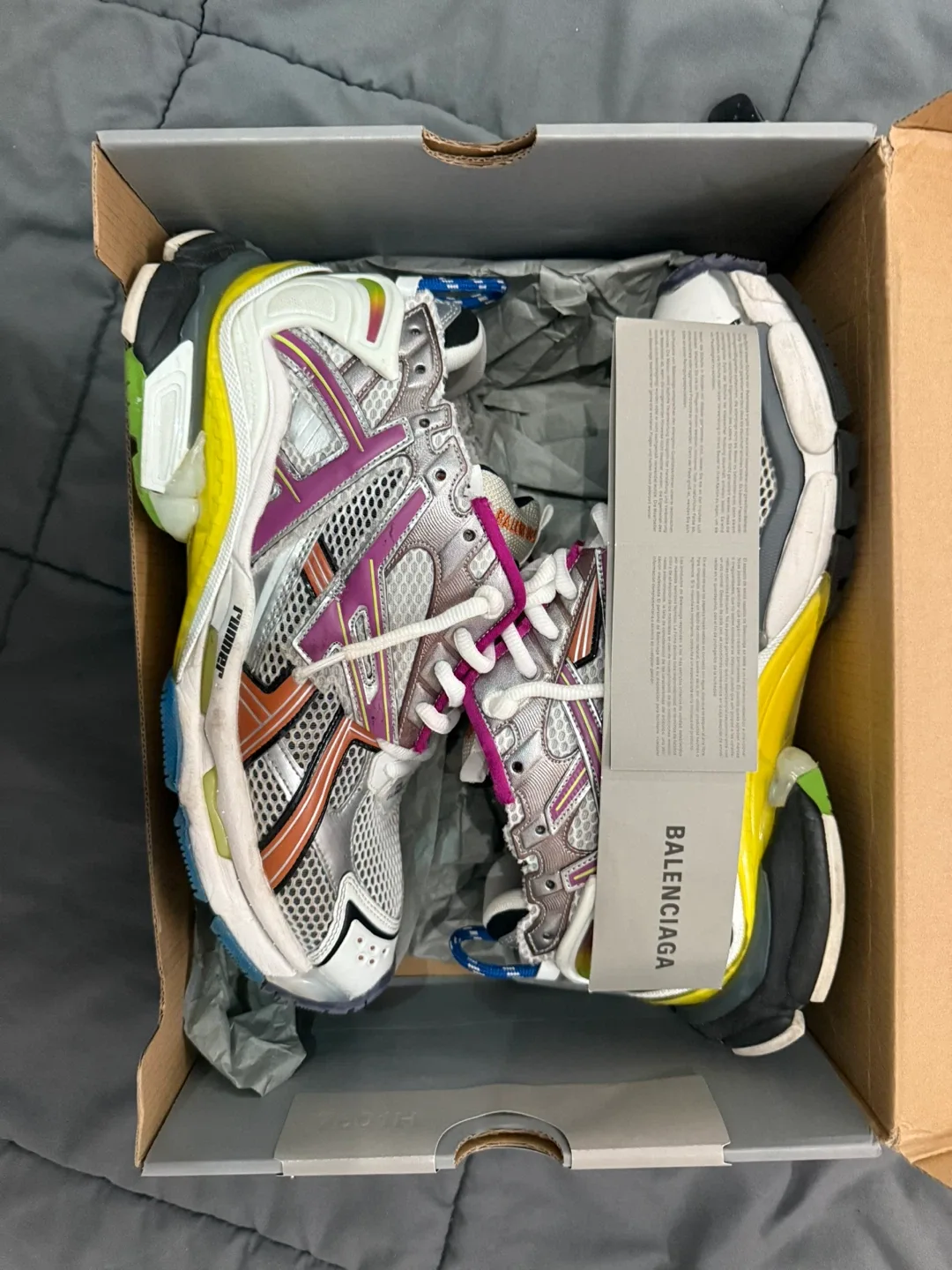 Balenciaga Runner Multicolor Size 44