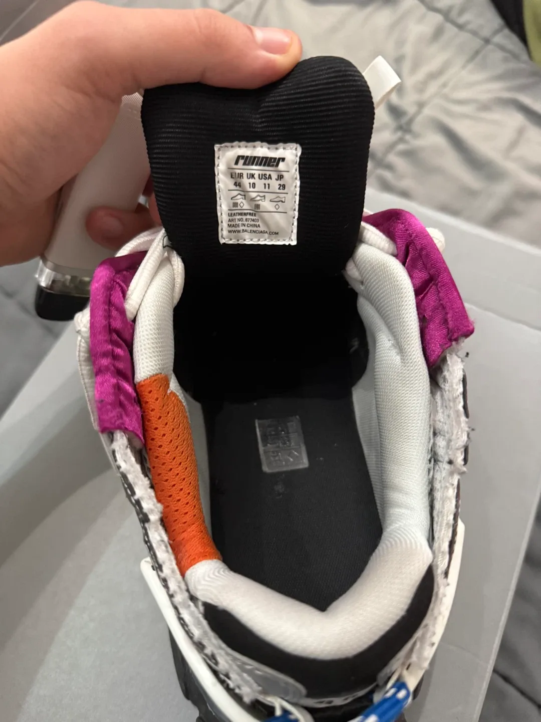 Balenciaga Runner Multicolor Size 44 image indicator(7)