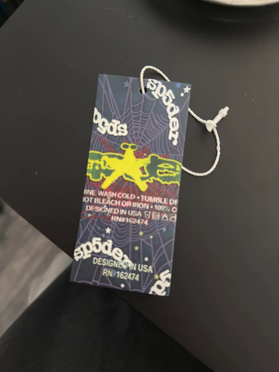 Sp5der White Hoodie - Size L image indicator(4)