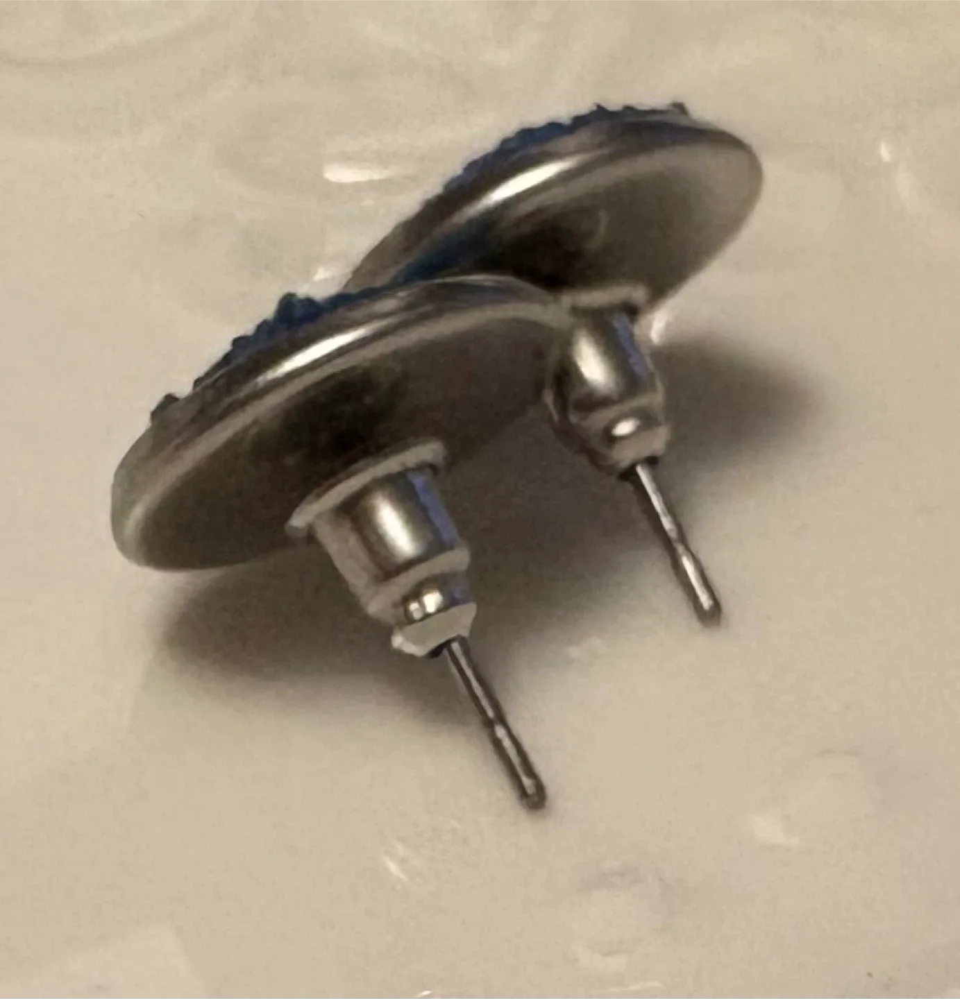 🤩Blue Druzy Stud Earrings image indicator(3)