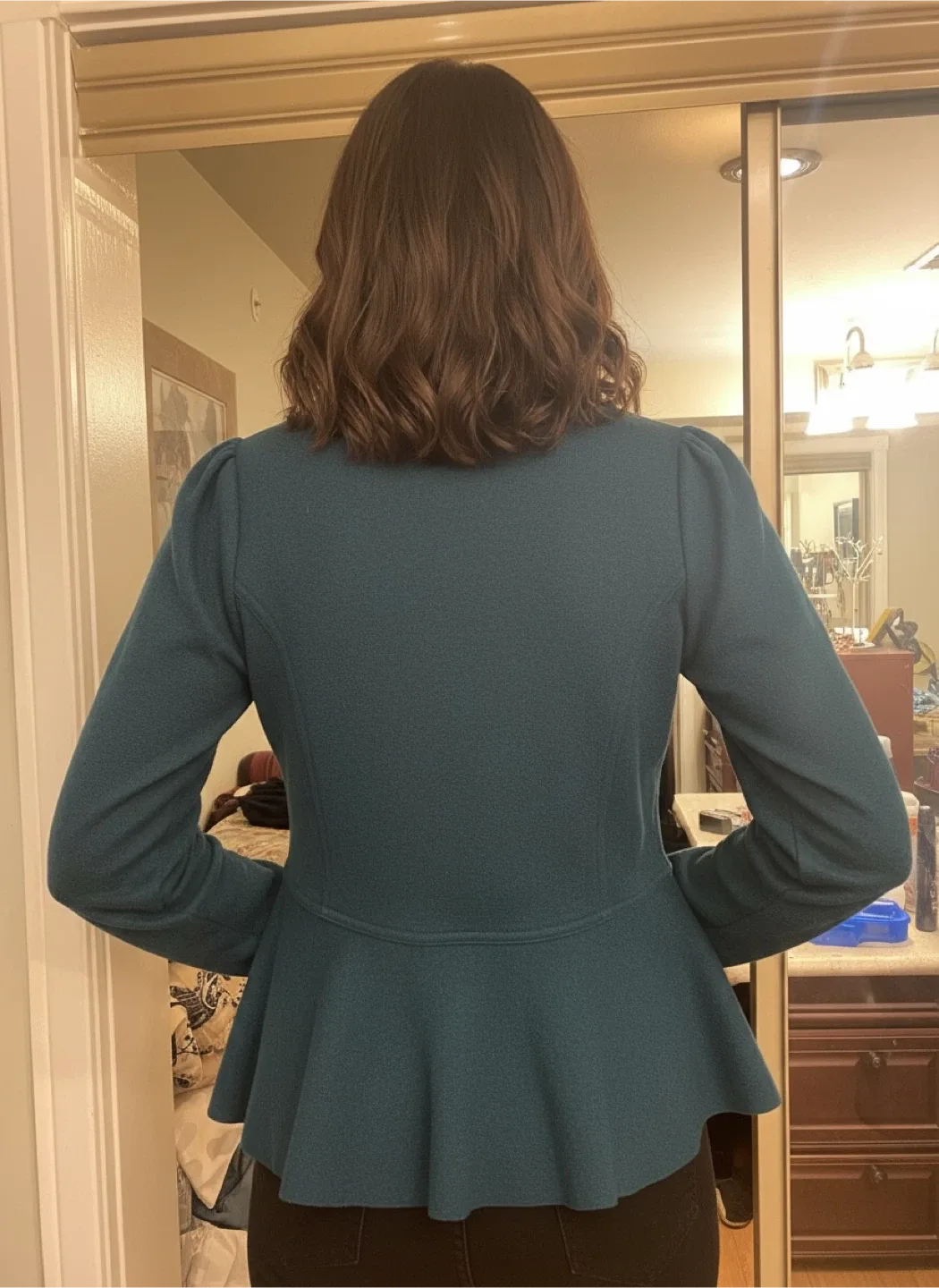 Anthropologie Floral Wool Jacket image indicator(3)