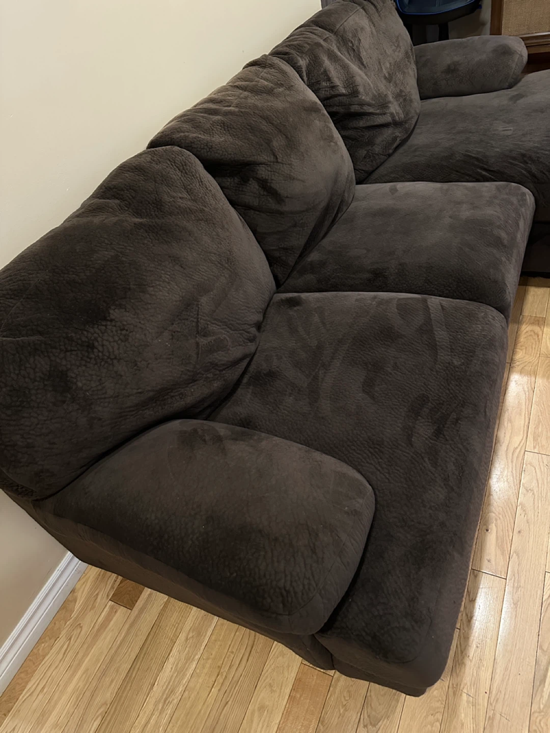 Cozy Chocolate Sectional Sofa with Chaise (CAN DELIVER) - photo 3