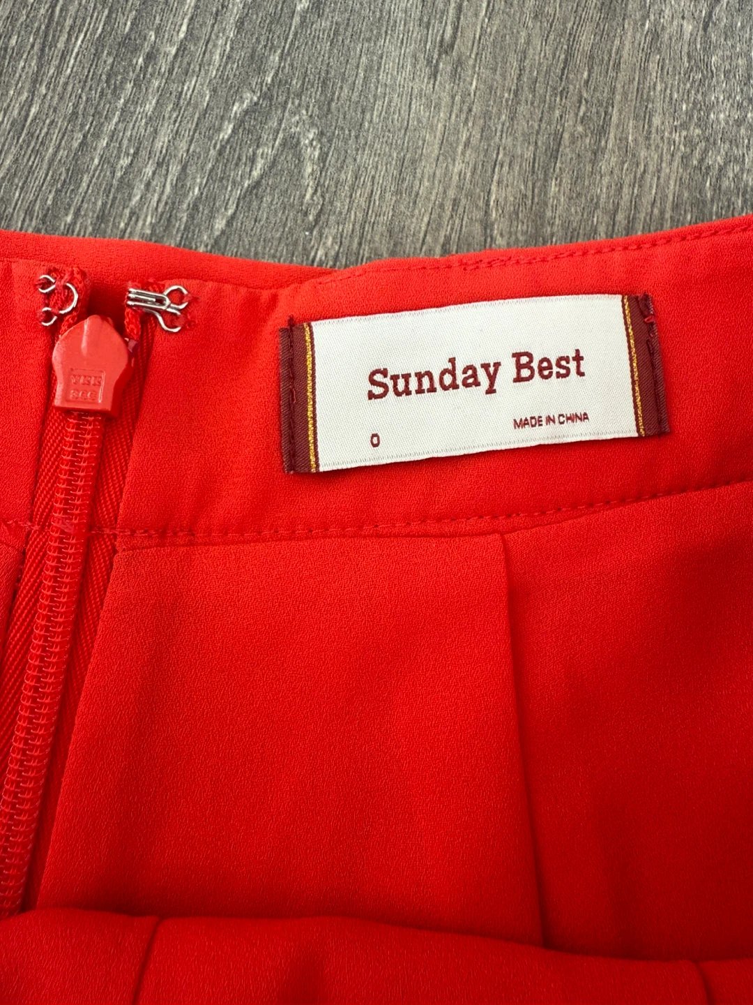 🆕 Sunday Best Red Shorts - Size 0 - photo 3