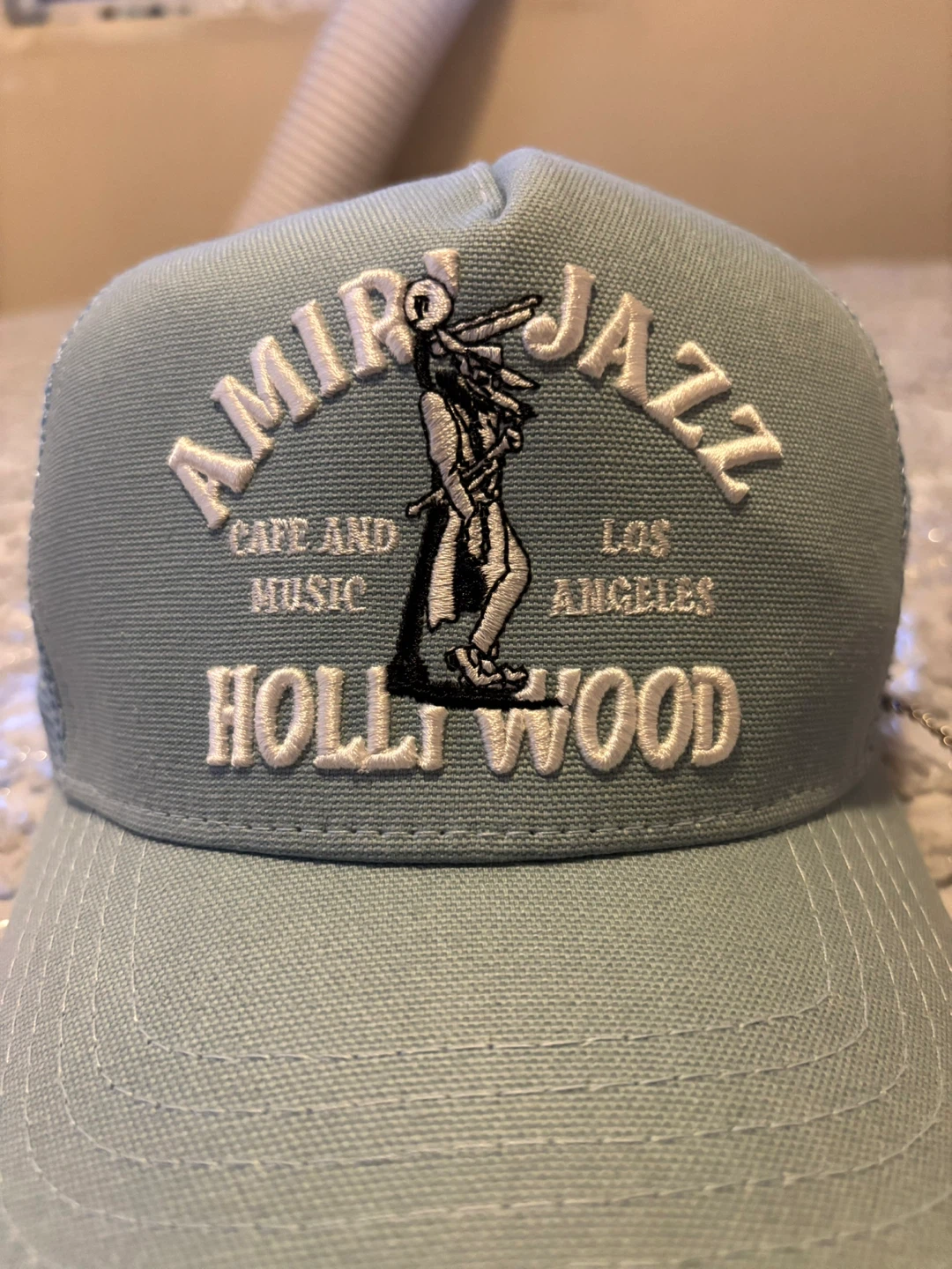 Amiri Jazz Wolf Trucker Cap - photo 2