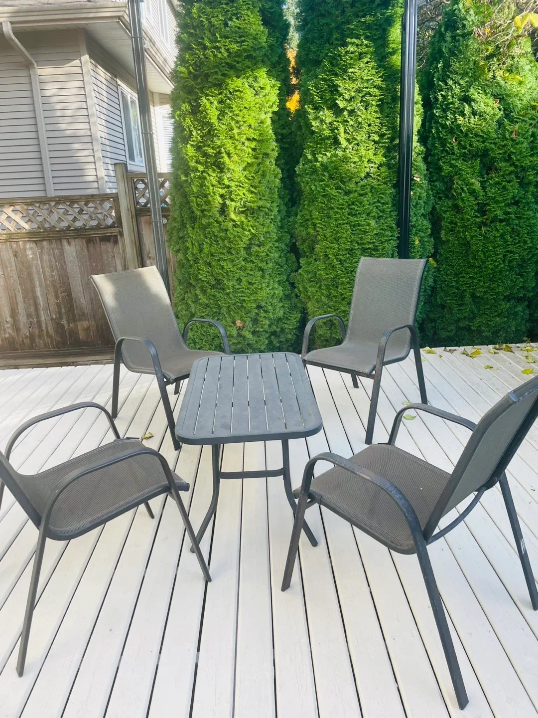 Patio Table and Chairs Set