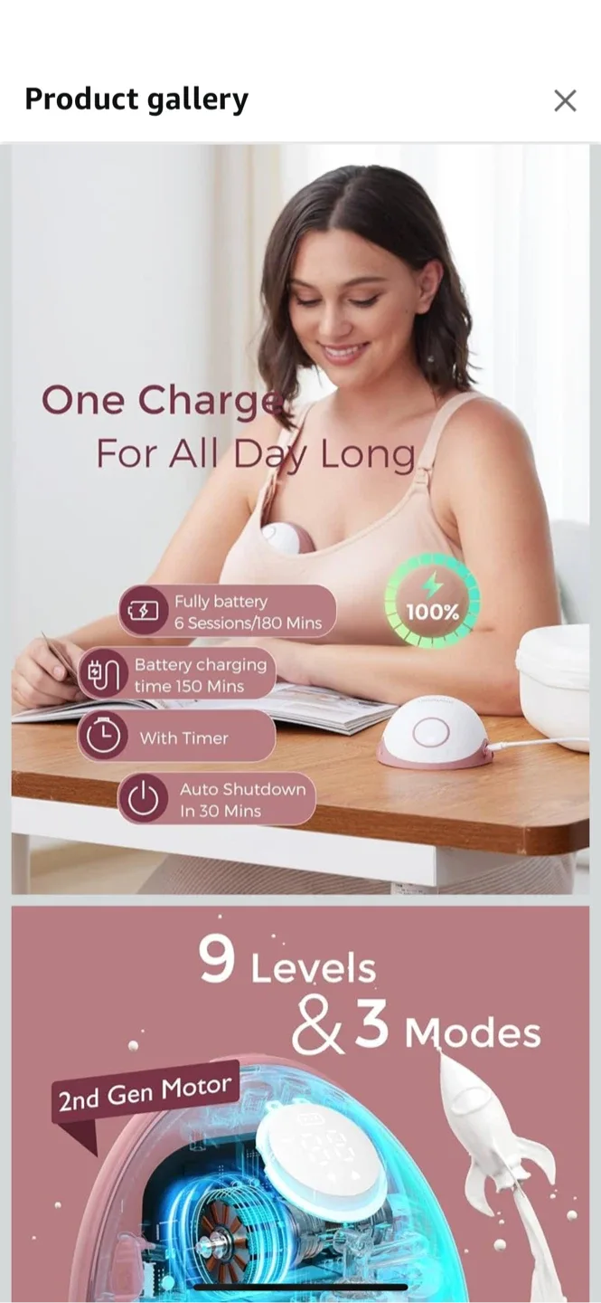 BNIB sealed Giftable  - Momcozy M6 Single Breast Pump image indicator(3)