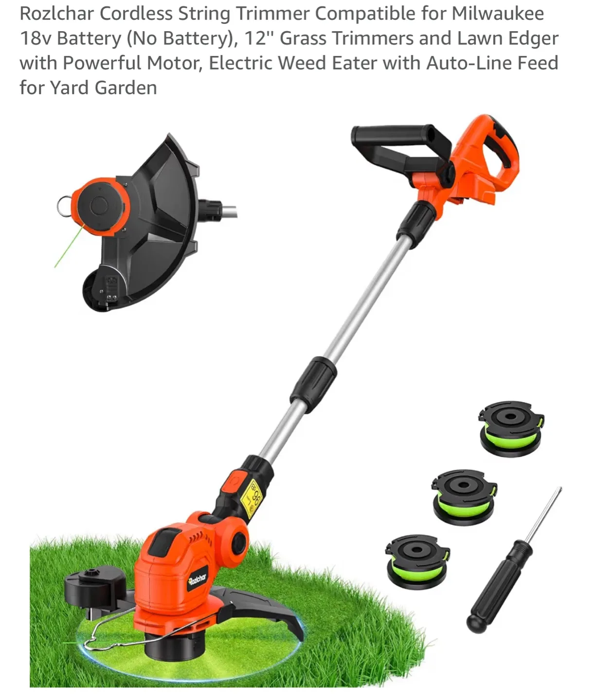 Rozlchar Cordless String Trimmer 🥕
