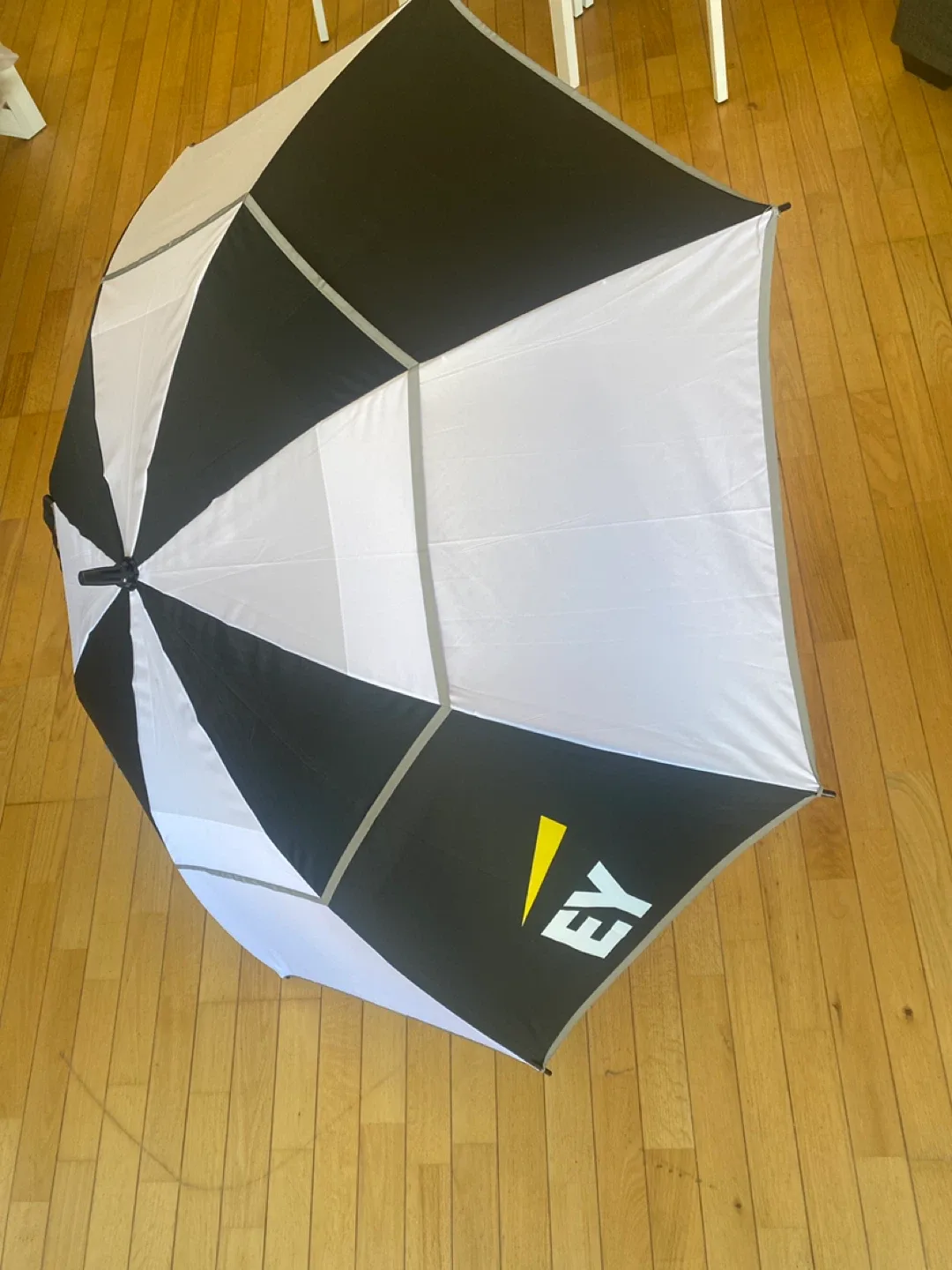 EY Golf Umbrella - Black and White