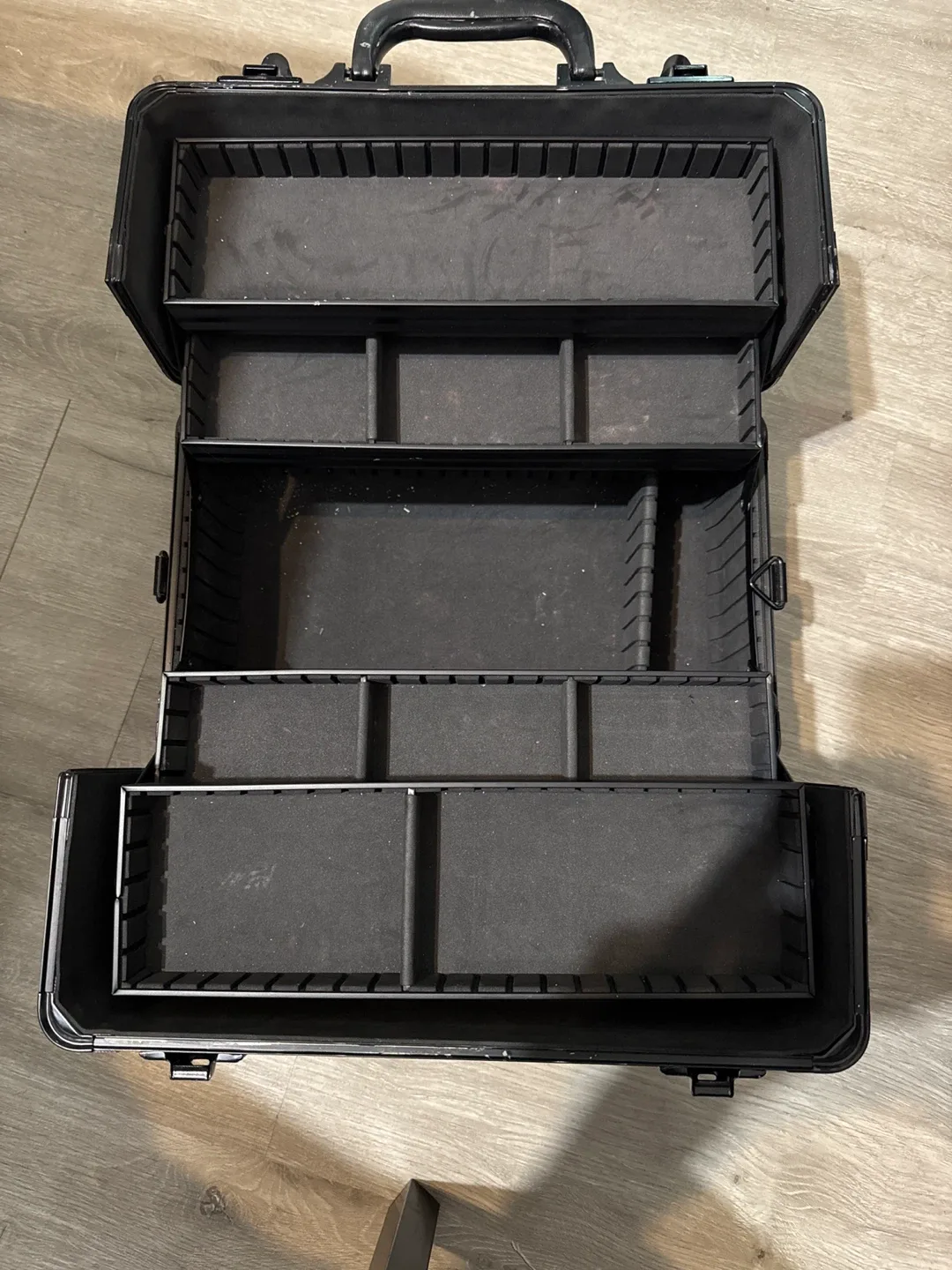 Sephora Black Glitter Makeup Train Case image indicator(5)