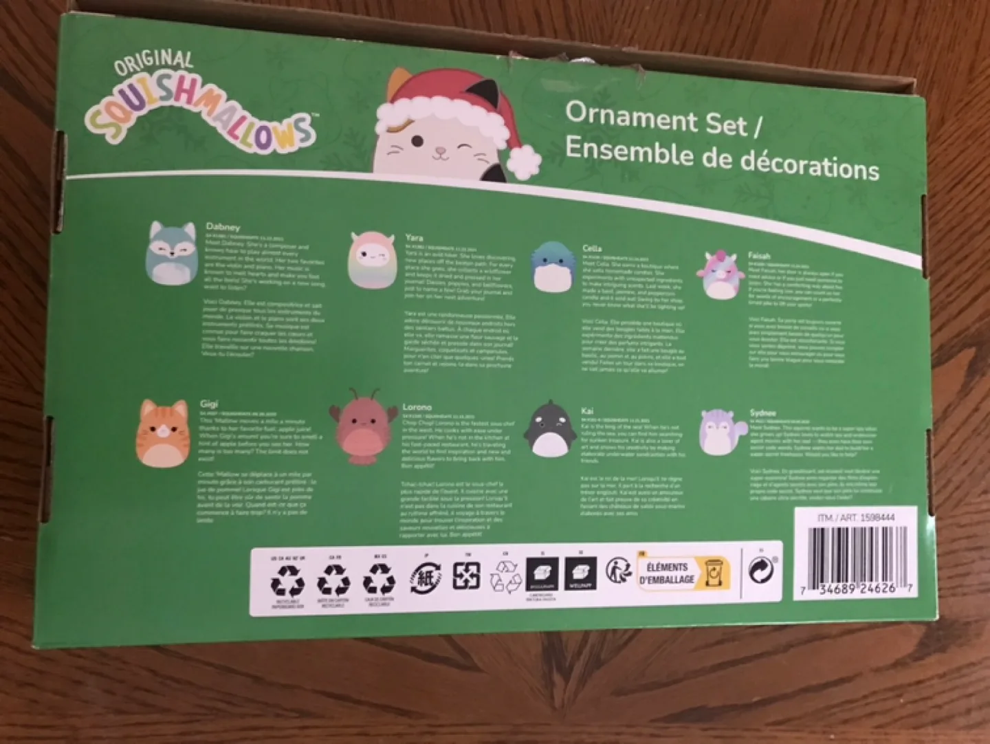 Squishmallows Ornament Set - Holiday Bright Collection image indicator(3)