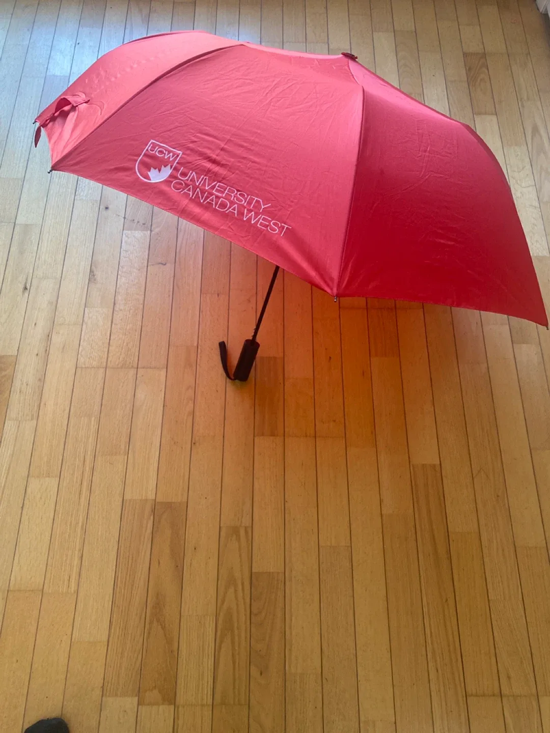 UCW University Canada West Red Umbrella