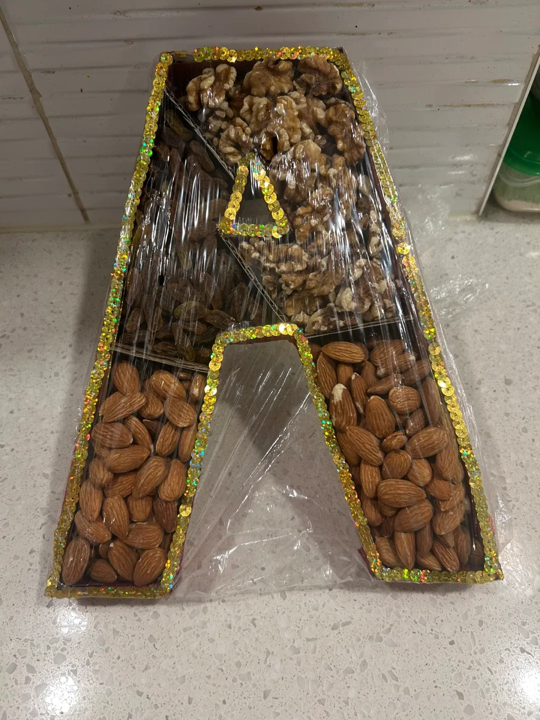 Letter A Nut Tray