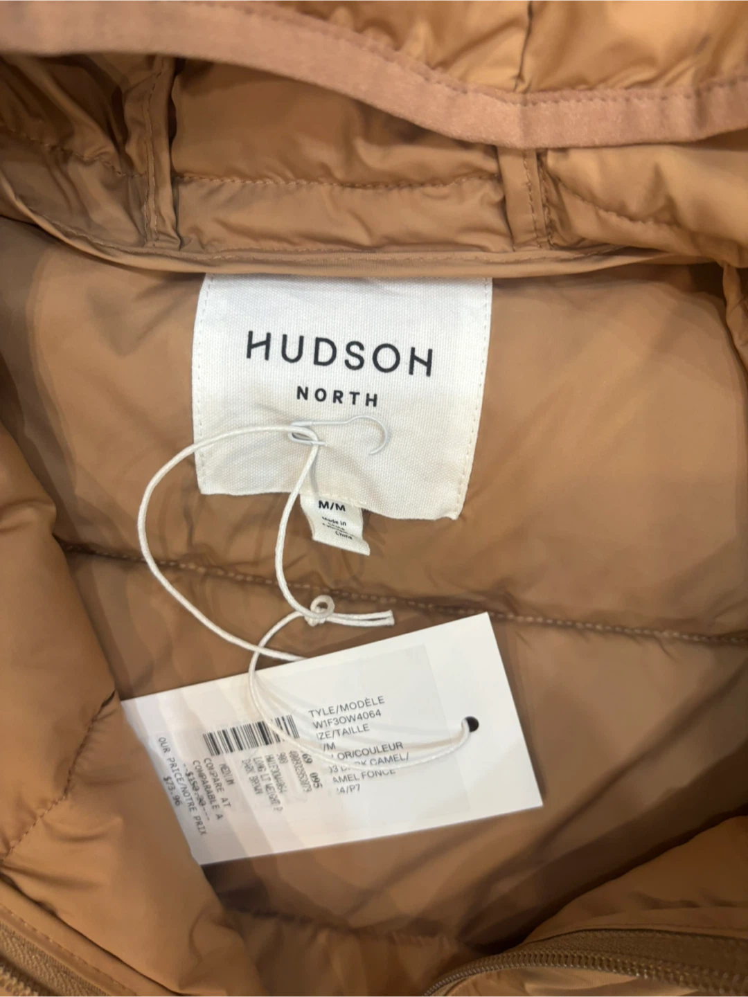 Women’s Hudson North camel  Coloured long puffer - photo 2