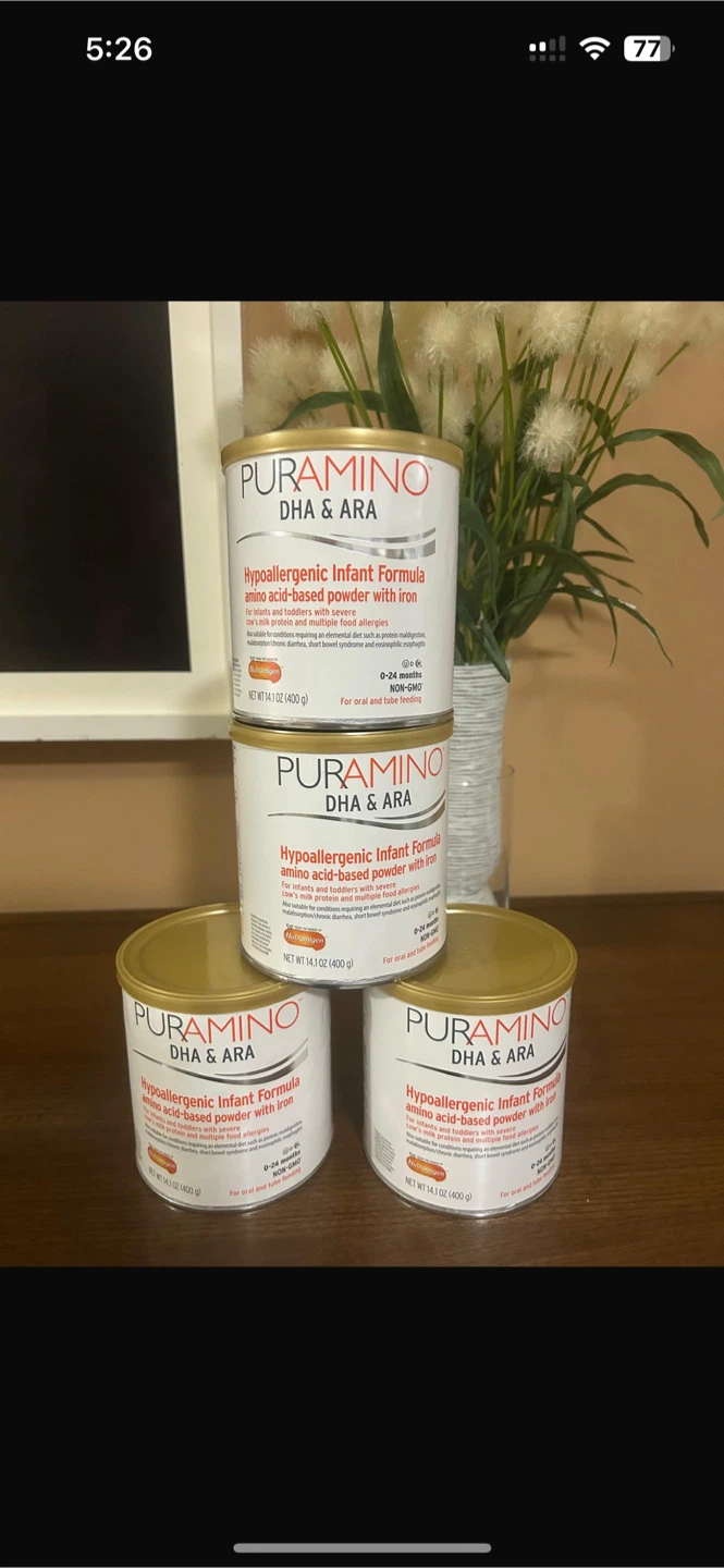 Puramino DHA & ARA Hypoallergenic Infant Formula